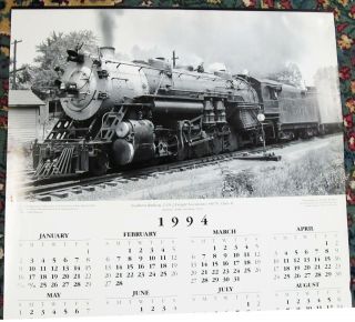 Steam Locomotive Train Photo Southern Railways 2 - 10 - 2 Locomotive 5079 Class Ss