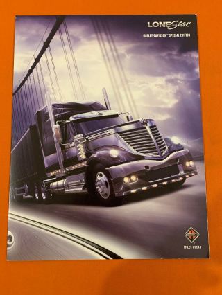 Harley Davidson International Lonestar Special Edition Truck Brochure
