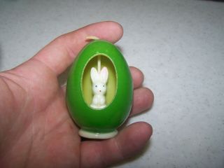 Vtg Easter Gurley Candle - Bunny Rabbit - Egg 2