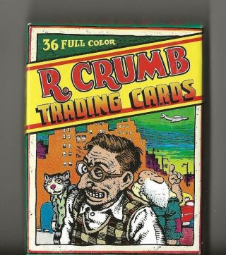 R.  Crumb Character Trading Cards - 36 Cards Boxed Set - First Edition