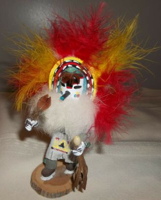 Kachina Doll By Lisa Charley Rainbow Signed & Numbered Native American Navajo