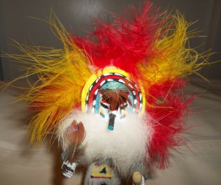 Kachina Doll by Lisa Charley Rainbow Signed & Numbered Native American Navajo 4