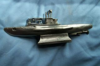 Vintage Ww2 Submarine Table Lighter - German U - Boat 581