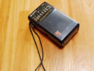 Vintage Sony Japan Pocket AM/FM Radio ICF - S14 2