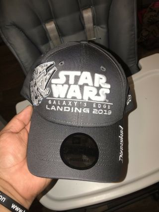 Disneyland Star Wars Galaxy’s Edge Millennium Falcon Opening Day Cap Hat W/ Map