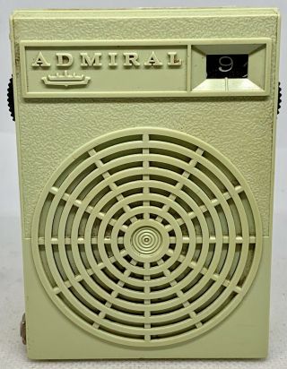 Vintage Admiral Y2238gps Transistor Radio