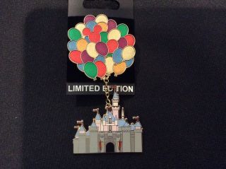 Disney Wdi Disneyland Hong Kong Up Balloon Sleeping Beauty Castle Pin Le 250