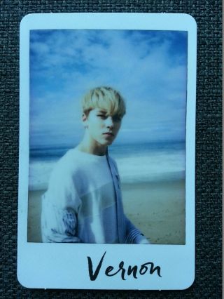 Seventeen Vernon 1 Official Photocard 4th Mini Album Al1 Photo Card 버논