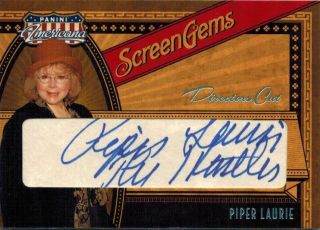 Americana 2011: Screen Gems Directors Cut Card Of Piper Laurie 7,  37/40