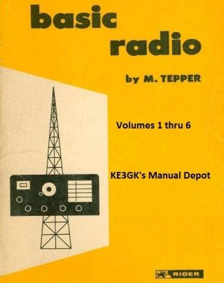 Basic Radio Volumes 1 Thru 6 1961 Cdrom Pdf Rider Publication