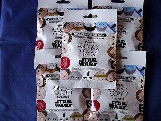 Disney Tsum Tsum - Star Wars Series 3 5 Packs / 5 - Pin Mystery Pack Pins