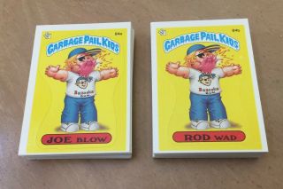 Vintage 1986 Topps Garbage Pail Kids Series 3 Complete Set 88 Cards Os3