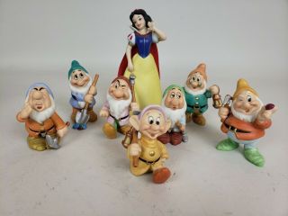 Walt Disney Snow White & Seven Dwarfs Figurines Sri Lanka W/disney Store Boxes