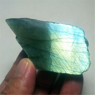 84.  5g Natural Labradorite Crystal Rough Polished From Madagascar 19053102