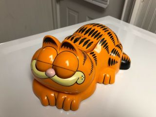 Classic Vintage Garfield The Cat Phone With Open Close Eyes Tyco 1980 