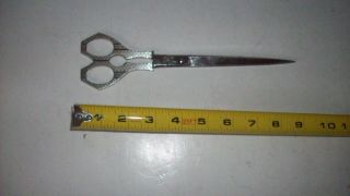 Vintage Marshall Field & Co Scissors 9 1/4 " Made In Germany Fabric Shears Euc