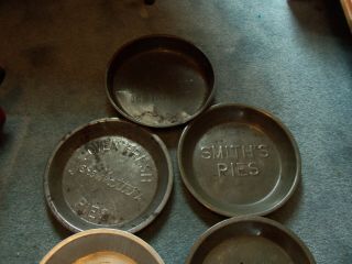 6 Vintage Pie Pans Different Brands