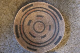 Antique Large African Makenge Tray Basket