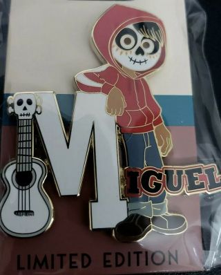 Dec Disney Employee Center Pin Character Names Series 3 Le 250 Miguel Coco