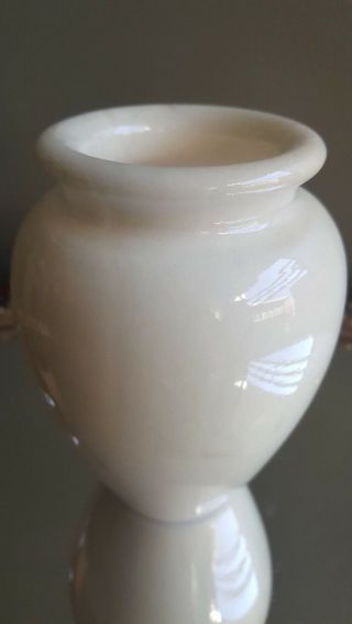 Natural Stone Alabaster Marbled Stone Storage Jar Vase 4 7/8 