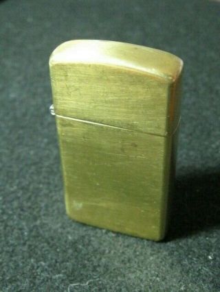 Zippo Slim Lighter.  1991.  Brass Case.  2011 Insert.