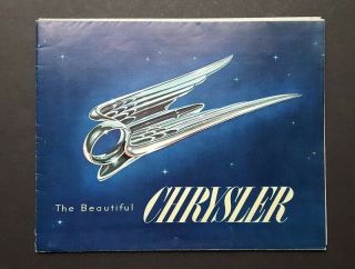 1951 Chrysler Car Sales Brochure Windsor Yorker Imperial