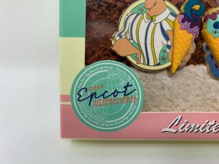 Disney Pin Epcot International Food And Wine Festival 2017 Ice Cream Pin Box Set 2