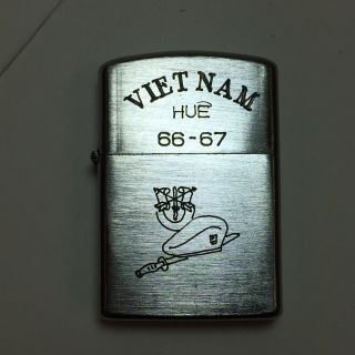 1966 - 67 Vietnam Era Zippo Lighter Hue