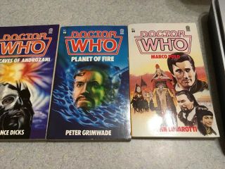 Doctor Who 92,  93,  94 Books The Caves Of Androzani,  Planet Of Fire,  Marco Polo