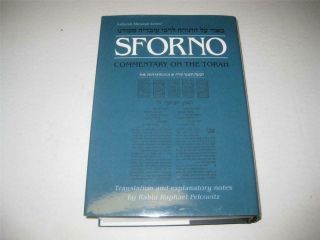 Sforno Commentary On The Torah English Facing Hebrew Artscroll All In 1
