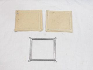 Three Old 1950s 3 - Slot Payphone Direction Card Frames ($9) During Ou