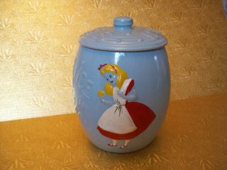 Vintage Walt Disney Alice In Wonderland Cookie Jar