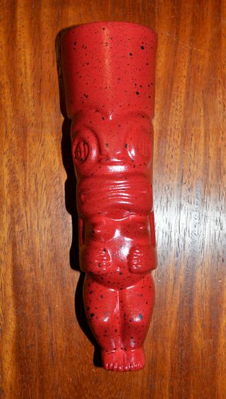Munktiki Red Tiki Wall Vase - Not Mug