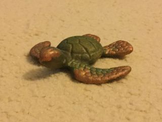 Hawaiian Ceramic Green Sea Turtle Figurine Signed Ben Diller