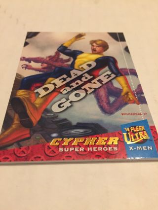 2018 Fleer Ultra X - Men Dead And Gone Card Set (10 Card Subset) 4