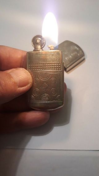 Rare Old Ww2 Wwii German Wehrmacht Trench Cigarette Petrol Lighter