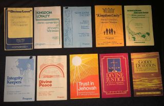Watchtower Group Of District Convention Programs 1980 