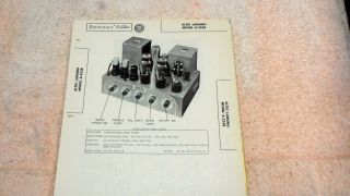 Altec Lansing Audio Amplifier Model A - 323b Sams Photofacts