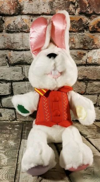 Peter Cottontail Animated Plush Easter Bunny Rabbit Avon Talking Musical P7