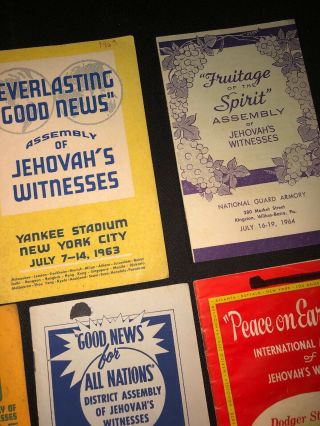 Watchtower Group Of Convention/assembly Programs 1960 