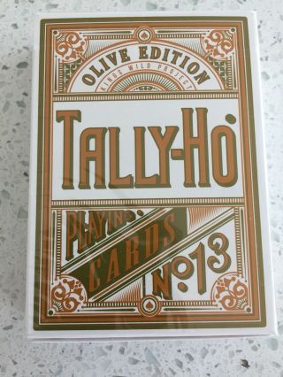 Tally - Ho Olive Edition Playing Cards Player 