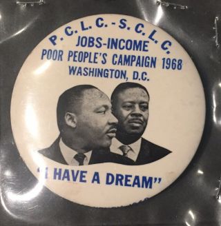 1968 Martin Luther King I Have A Dream Pin 2