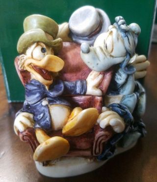Disney Harmony Kingdom Mickey’s Christmas Carol Ebenezer Scrooge Mcduck Le 500