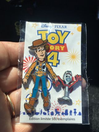 Pin Disney Disneyland Paris Dlrp Toy Story 4 Woody And Forky 2019 Le 500