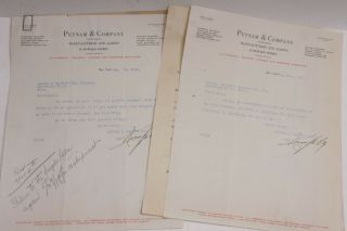 1918 Lamson Goodnow Putnam Co Hardware York City Letter Ephemera - L95e