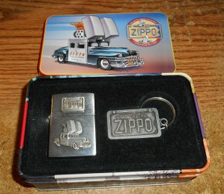 1998 Zippo The Car Limited Edition Collectible Lighter & Keychain/new