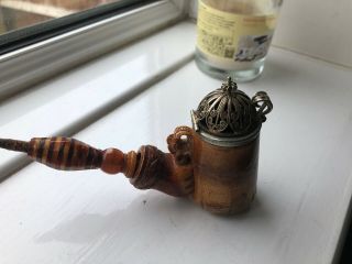 Very Rare Handcrafted Antique Smoking Pipe