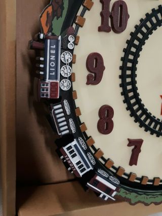 MIB Lionel 100th Anniversary Train Clock Revolving Train w/ 5