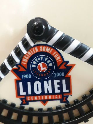 MIB Lionel 100th Anniversary Train Clock Revolving Train w/ 6
