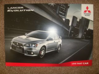 2013 2014 Mitsubishi Lancer Evolution X Australi Brochure